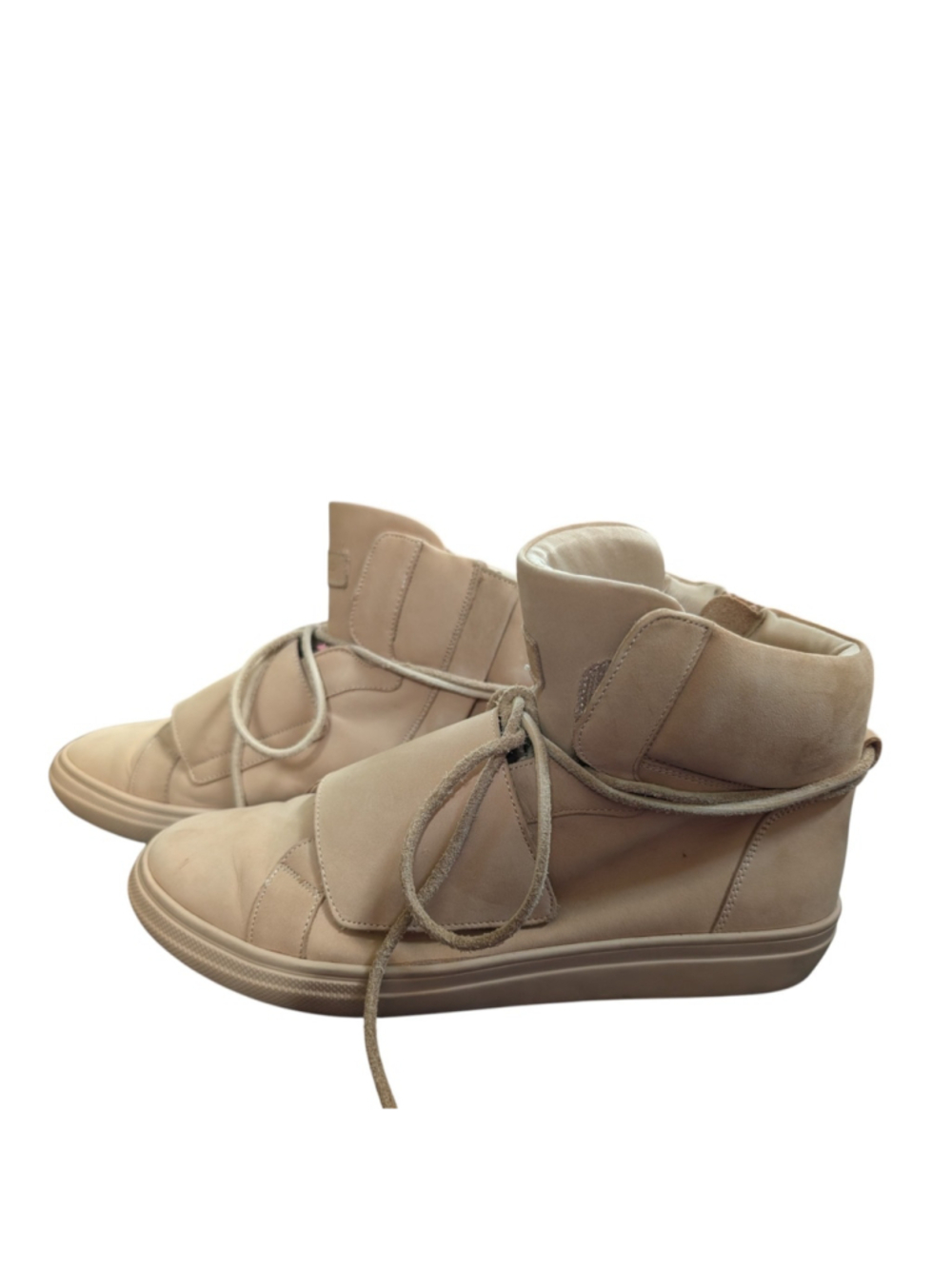 Aldo Men’s Alalisien Tan Beige Suede High Tops Sneakers Shoes Boots Size 9.5